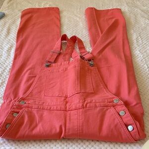 ROLLA'S Coral Pink Denim Overalls